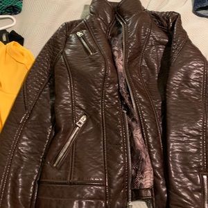 Guess jacket wine med NWT